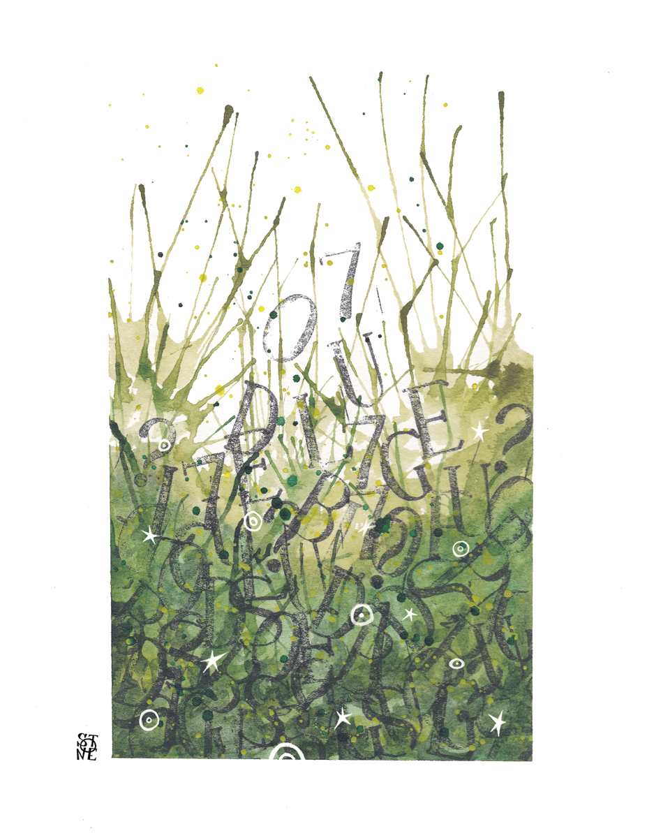 GREEN ABSTRACT NO.01 - PRINT | The Sludge-Store